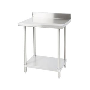 Falcon Food Service 30inx30in Stainless Steel Work Table with 2in Backsplash - WT-3030-BS 