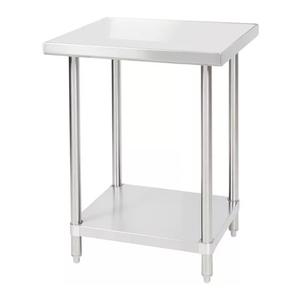 Falcon Food Service 24in x 24in Deluxe 18 Gauge All Stainless Steel Work Table - WT-2424-SSU 