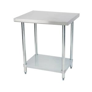 Falcon Food Service 30" x 24" Deluxe 18 Gauge All Stainless Steel Work Table - WT-2430-SSU