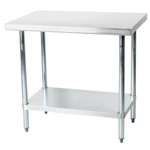 Falcon Food Service 36" x 24" Deluxe 18 Gauge All Stainless Steel Work Table - WT-2436-SSU