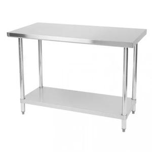 Falcon Food Service 60in X 24in Deluxe 18 Gauge All Stainless Steel Work Table - WT-2460-SSU 