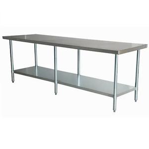 Falcon Food Service 84" x 24" Deluxe 18 Gauge All Stainless Steel Work Table - WT-2484-SSU