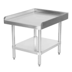 Falcon Food Service 24in x 24in 18 Gauge Equipment Stand with Galvanized Undershelf - ES-2424 