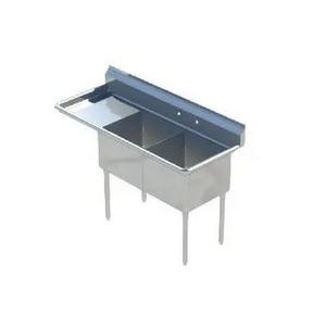 Falcon Food Service 10" x 14" (1) Compartment Stainless Steel Commercial Sink - E1C-10X14-L-15