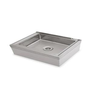 Falcon Food Service 25" x 21" Floor Mounted Stainless Steel Mop Sink - FMS-252110