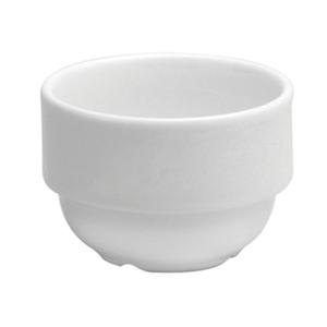 Oneida Buffalo Bright White 9.5 oz Porcelain Bouillon Cup - 3 Doz - F8010000705