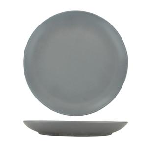 International Tableware, Inc Torino Matte Grey 7-1/2" Porcelain Coupe Plate - 3 Dz - TN-307-MG