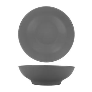 International Tableware, Inc Torino Matte 20 oz Grey Porcelain Bowl - 1 Doz - TN-207-MG