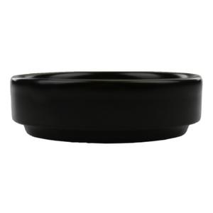 International Tableware, Inc Torino Matte Black 2 oz Porcelain Coupe Sauce Dish - 4 Doz - TN-4-MB