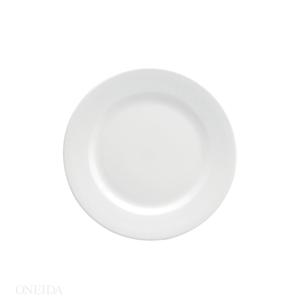 Oneida Buffalo Cream White Ware 10Â¼" Porcelain Plate - 1dz - F9000000149 