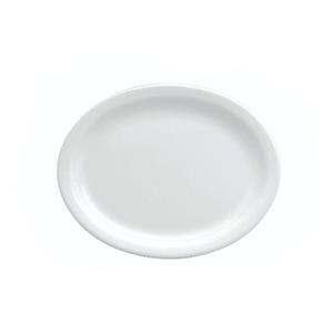 Oneida Buffalo Cream White 12.5"x 8.125" Oval Porcelain Platter - F9010000367