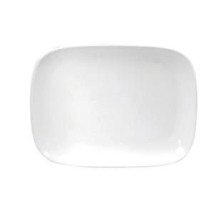 Oneida 12.625in x 10.75in Cream White Rectangular Porcelain Platter - F9000000368S 