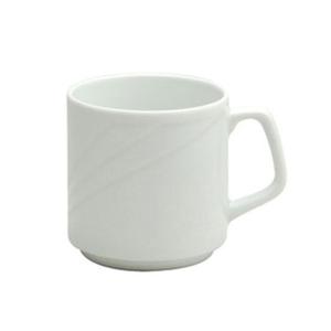 Oneida Arcadia Buffalo Bright White 10 oz Porcelain Mug - 3 Doz - R4510000567