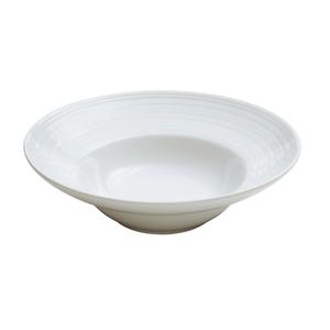 Oneida Botticelli Bright White 38 oz. Porcelain Soup Bowl - 2 Doz - R4570000797RC