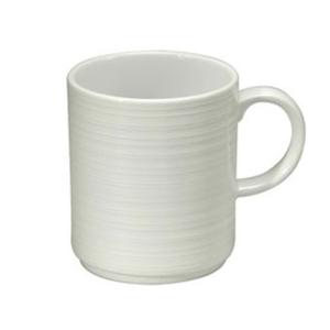 Oneida Botticelli Cream White 12 oz Porcelain Coffee Mug - 3 Doz - R4570000572