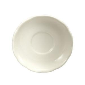 Oneida Caprice Cream White 5.625" Porcelain Saucer - 3 Doz - F1560000500