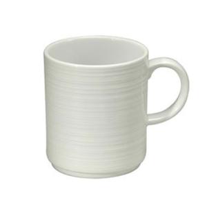 Oneida Botticelli Bright White 12 oz Porcelain Coffee Mug - 3 Doz - R4570000572