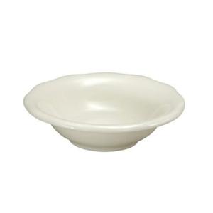 Oneida Caprice Cream White 4.5 oz Porcelain Fruit Bowl - 3 Doz - F1560000710