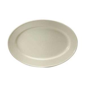 Oneida Classic Cream White 11.75inx 8.25in Oval Porcelain Platter - F1000000361 