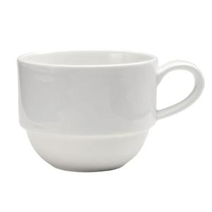 Oneida Sant' Andrea Warm White 8.5 oz. Porcelain Cup - 3 Doz - W6030000530