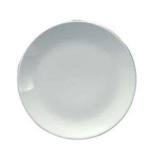 Oneida Fusion Bright White 10.5" Porcelain Coupe Plate - 1 Doz - R4020000151