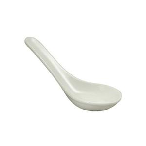 Oneida Fusion Bright White 4.875in Porcelain Wonton Spoon - 6dz - R4020000794 