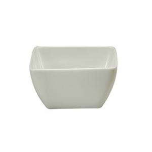 Oneida Fusion Bright White 79¾ oz Porcelain Square Bowl - 1 DZ - R4020000745S