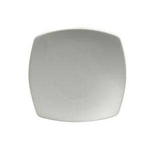 Oneida Fusion Bright White 6.25" Porcelain Square Coupe Plate- 3 DZ - R4020000117S