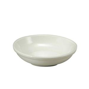 Oneida Fusion Bright White 4oz Porcelain Sauce Dish - 6dz - R4020000952 
