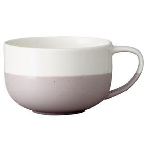 Oneida Hamptons White 11 oz. Ceramic Cappuccino Cup - 2 Doz - HO1338030WH