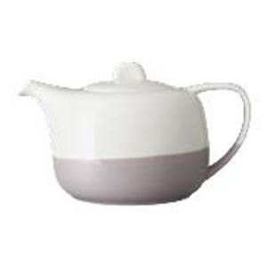 Oneida Hamptons White 14 oz. Ceramic Teapot - 1 Doz - HO1108053WH