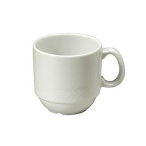 Oneida Impressions Bright White 7 oz Porcelain Cup - 3 Doz - R4010000530