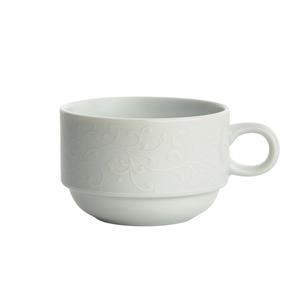 Oneida Ivy Bright White 6 oz Porcelain Breakfast Cup - 3 Doz - L5803050510