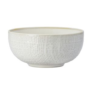 Oneida Knit White Body 11 oz Porcelain Pasta Bowl - 4 Doz - L6800000758