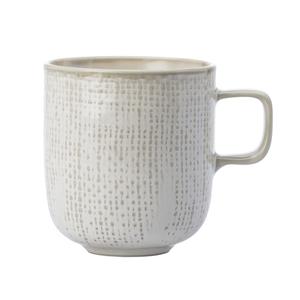 Oneida Knit White Body 9 oz 3.5" Porcelain Mug - 3 Doz - L6800000560
