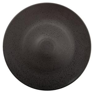 Oneida Luzerne Lava Black 11in Diameter Porcelain Plate - 1dz - L6500000155C 