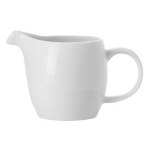 Oneida Lines Warm White 3.75oz Porcelain Creamer - 4dz - L6600000802 