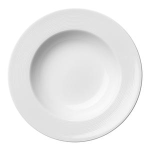 Oneida Lines Warm White 10oz Porcelain Soup Bowl - 2dz - L6600000740 