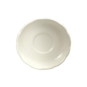 Oneida Manhattan Cream White 5.625" Dia Porcelain Saucer - 3 Doz - F1560018500