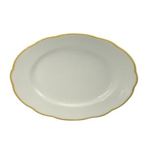 Oneida Manhattan Cream White 11.63inx8.88in Porcelain Platter- 1dz - F1560013360 