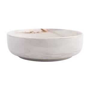 Oneida Luzerne Marble 83 oz. Deep Porcelain Soup Bowl - 6 Each - L6200000775