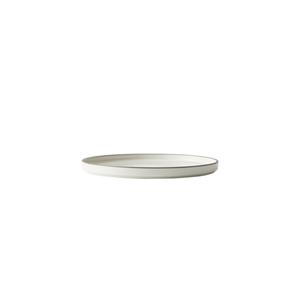 Oneida Luzerne Moira Dusted White 9.25" Stoneware Plate - 1 Doz - MO2701024DW