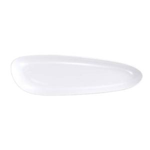 Oneida Mood Bright White 16.25" x 6.5" Freeform Porcelain Platter - R4700000440