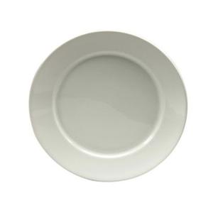 Oneida Queensbury Warm White 9.5in Wide Rim Porcelain Plate - 2dz - R4650000139 