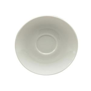 Oneida Queensbury Warm White 6.25" Porcelain Saucer - 3 Doz - R4650000500