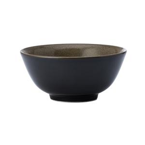 Oneida Rustic Chestnut 7 oz Two-Tone Porcelain Dinner Bowl - 4 Doz - L6753059526