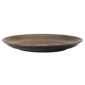 Oneida Rustic Chestnut 12.25" Two-Tone Porcelain Plate - 1 Doz - L6753059163