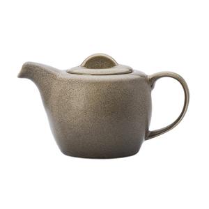 Oneida Rustic Chestnut 14 oz. Two-Tone Porcelain Teapot - 1 Doz - L6753059860