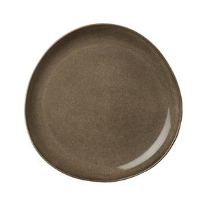 Oneida Rustic Chestnut 7.25" Two-Tone Porcelain Plate - 2 Doz - L6753059124P