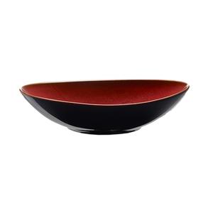 Oneida Rustic Crimson 9in Two-Tone Porcelain Plate - 1dz - L6753074754 